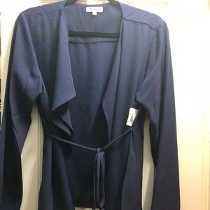 Wrap Around open/tie up blazer